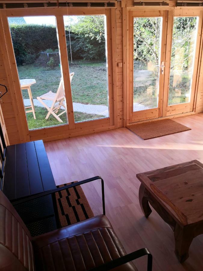 25 Qm Holz Bungalow, Garten-Grill, Gehoben, Optimiert, Massivholzbett Scharbeutz Eksteriør billede